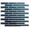 Andova Tiles ANDOVA TILES Vega 1" x 4" Beveled Glass Mosaic Tile ANDVEG170 - alternate 1
